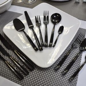 Вилка столовая Инфинито Блэк 18/10 3 мм 21 см. Pinti /12/