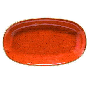 Блюдо овальное 150*85 мм. Терракота, форма Гурмэ Bonna /1/12/3168/