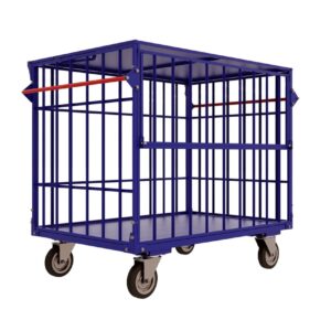 Тележка трубчатая 800*1200*920 с колесами и сетч. крышкой /1/