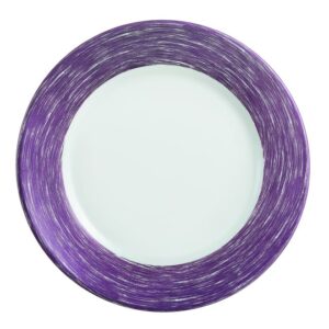 Тарелка d=235 мм. сиреневый край Браш /1/6/24/