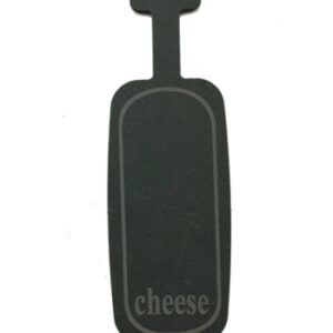 Блюдо для подачи прямоуг. 24,5*8,5 см. h=0,7 см. черное, сланец с ручкой MGprof /1/20/