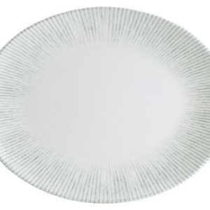 Блюдо овальное 250*190 мм. Ирис Серый, форма Мув Bonna /1/12/756/