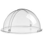 Крышка Roll-Top d=40 см. h=20 см. с ручками, поликарбонат, прозрачная (подносы 76841, 76849 ) GP /1/6/