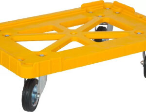 Тележка для ящиков 600*400 мм. до 200 кг. желтая /1/50/