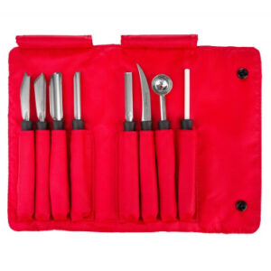 Набор для карвинга 8 пр. нерж. с пластик ручкой Icel /1/