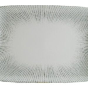 Блюдо прямоуг. 230*160 мм. Ирис Серый, форма Мув Bonna /1/12/1260/