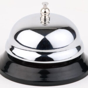 Звонок барный d=10 см. h=7,5 см. хром.сталь APS /1/12/