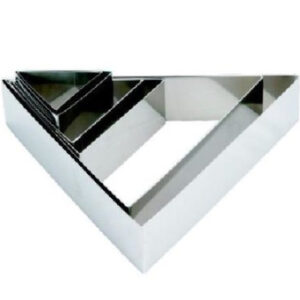 Форма кондитерская "Треугольник" 15,8*18 см. h=5 см. нерж. MGsteel /1/48/