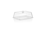 Поднос для подачи 27*21 см. поликарбонат, белый (крышка 76834) GP /1/24/