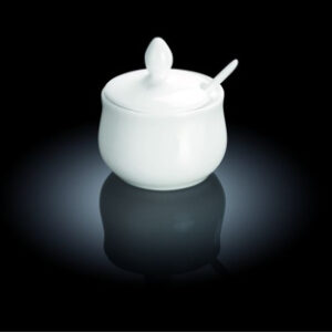 Горчичница 130 мл. с ложкой Wilmax (блюдце 47707) /6/72/