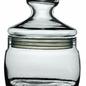 Банка для сыпучих прод.  420 мл. со стекл. крышкой Чешни /1/12/432/