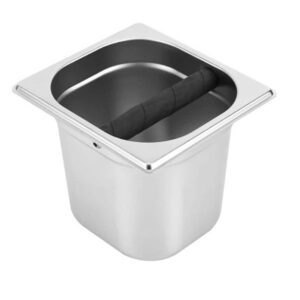 Нок-бокс металлический для кофейного жмыха 17,6*16,2*15 см. MGsteel /1/24/