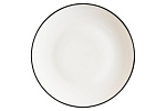 Тарелка d=230 мм. Линеа Черный, форма Гурмэ Bonna /1/12/1560/