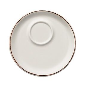 Блюдце d=120 мм. Ретро коричневый край (чашка 70654), форма Банкет Bonna /1/6/3648/