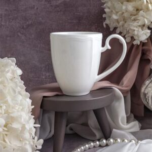 Кружка 380 мл, 13,2x8,7 см h 14,6 см, фарфор, Grazia