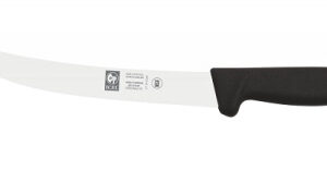 Нож обвалочный 200/335 мм. изогнутый, черный Poly Icel /1/