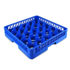 Кассета для бокалов 500*510*100 мм. 25 ячеек 90*90*90мм. синяя п/п Tribeca /1/6/