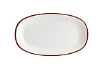 Блюдо овальное 240*140 мм. Линеа Бургундия, форма Гурмэ Bonna /1/12/1164/