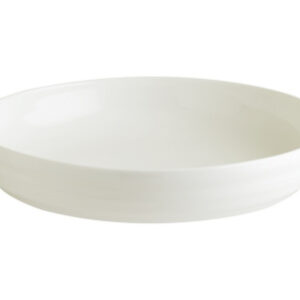 Тарелка d=220 мм. глубокая 1070 мл. h=45 мм. с бортом Белый, форма Потт Bonna /1/6/684/