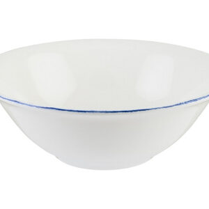 Салатник d=200 мм. 900 мл. h=70 мм. Ретро синий край, форма Гурмэ Bonna /1/6/450/