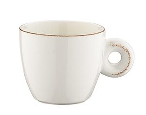 Чашка 70 мл. кофейная d=63 мм. h=54 мм. Ретро коричневый край (блюдце 70655), форма Банкет Bonna /1/6/1776/