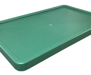 Крышка к ящику 590*360*30 мм. сплошная, зеленая /1/