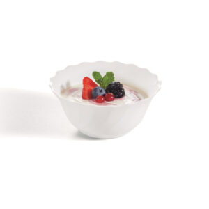 Салатник d=125 мм. 300 мл. h=55 мм. Трианон волнистый край (30187) (H4917) (V5273) /6/36/3024/