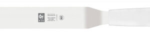 Лопатка 36 см. изогнутая раб. часть 20,5*3,5 см. нерж. узкая с пластик. ручкой, белая Icel /1/6/