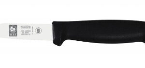 Нож для овощей 80/190 мм. черный PRACTICA Icel /1/