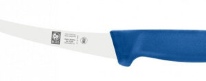 Нож обвалочный 150/290 мм. изогнутый, полугибкое лезвие, синий Poly Icel /1/
