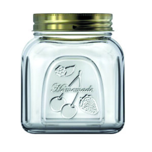 Банка для сыпучих прод.  500 мл. с метал. крышкой Хоммейд /1/24/576/