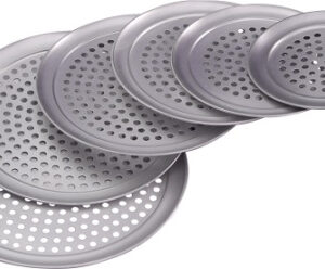 Противень для пиццы d=33 см. h=1 см. перфор. алюм. MGsteel /1/75/