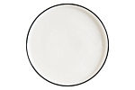 Тарелка d=160 мм. Линеа Черный, форма Хюгге Bonna /1/12/1680/