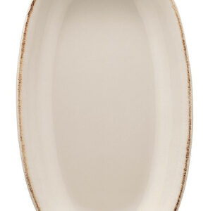 Блюдо овальное 150*85 мм. Ретро коричневый край, форма Гурмэ Bonna /1/12/3168/