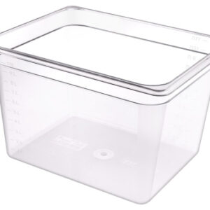 Гастроемкость 1/2 h=200 мм. 11,7 л. поликарб. прозрач. /1/6/