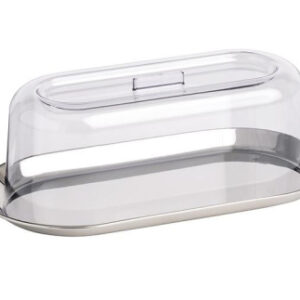 Поднос для подачи 300*155 мм. нерж. с пластик. крышкой h=105 мм. APS /1/