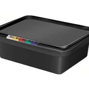 Гастроемкость 1/2 h=100 мм. 6 л. п/п черная /1/12/