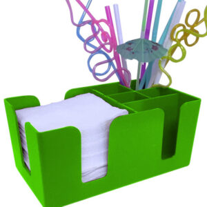 Подставка барная для салфеток и украшений ярко-зеленая MGprof /1/25/