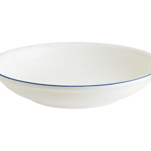 Тарелка d=200 мм. глубокая 500 мл. h=40 мм. Ретро синий край, форма Гурмэ Bonna /1/12/900