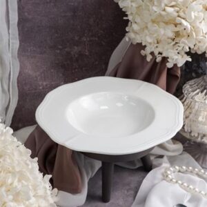 Тарелка глубокая / для пасты 280 мл, d 24,5 см h 4,3 см, фарфор, Grazia