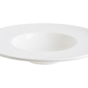 Тарелка для пасты d=280 мм.  400 мл. Белый Пьюре Дот, форма Банкет Bonna /1/6/396/