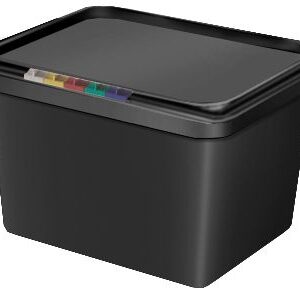 Гастроемкость 1/2 h=200 мм. 11,7 л. п/п черная /1/6/