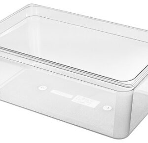 Гастроемкость 1/1 h=200 мм. 26,5 л. поликарб. прозрач. /1/3/