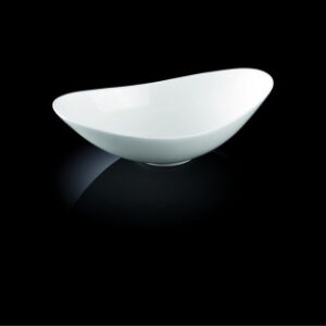 Салатник овальный 205*120 мм. 360 мл. h=46/62 мм. Wilmax /6/48/