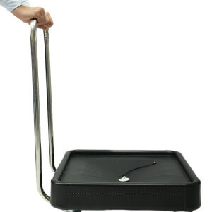 Тележка для кассет 580*580*220/900 мм. c ручкой нерж., черная п/п Tribeca /1/