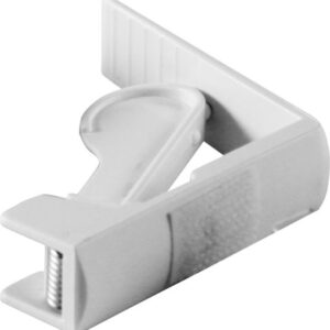 Зажим для скатерти белый с липучкой /пружина MGprof /1/96/