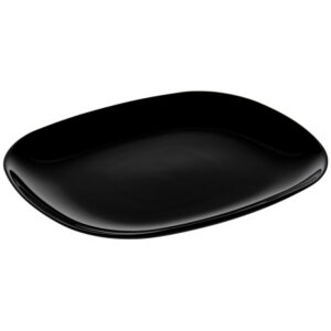 Блюдо прямоуг. 280*230 мм. h=22 мм. Эволюшн Блэк /6/12/864/