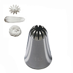 Насадка кондитер. "Гвоздика" d=31 мм. нерж. (BN857) /1/