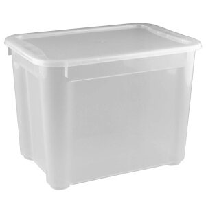 Контейнер для продуктов прямоуг. 22 л. 38,9*27,5*28,6 см. п/п Кристалл  /1/5/