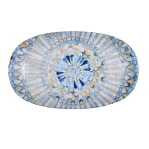 Блюдо овальное 150*85 мм. Мозаик, форма Гурмэ Bonna /1/12/3168/ ВДОХНОВЕНИЕ